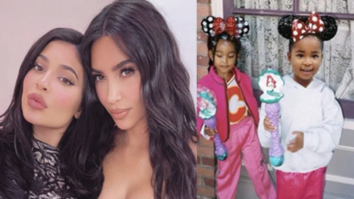 Photo of Kim Kardashian blames Kylie Jenner in ‘photoshop confession’ about Stormi’s pic