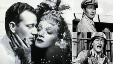 Photo of John Wayne DID dodge the draft so he could continue his torrid affair with sexy German actress Marlene Dietrich, ‘the best lay I’ve ever had,’ new book reveals