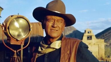 Photo of John Wayne thought co-star ‘arrogant little b***ard’ and kept away from him on Western set
